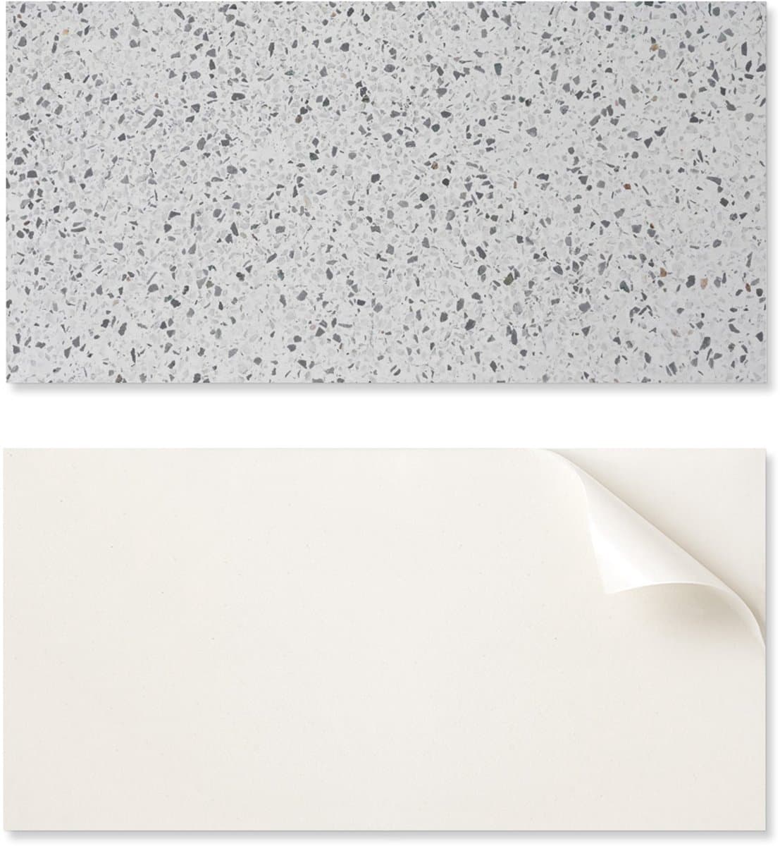 Pak zelfklevende vinyltegels met steenpatroon en textuur, 10x40x20 cm