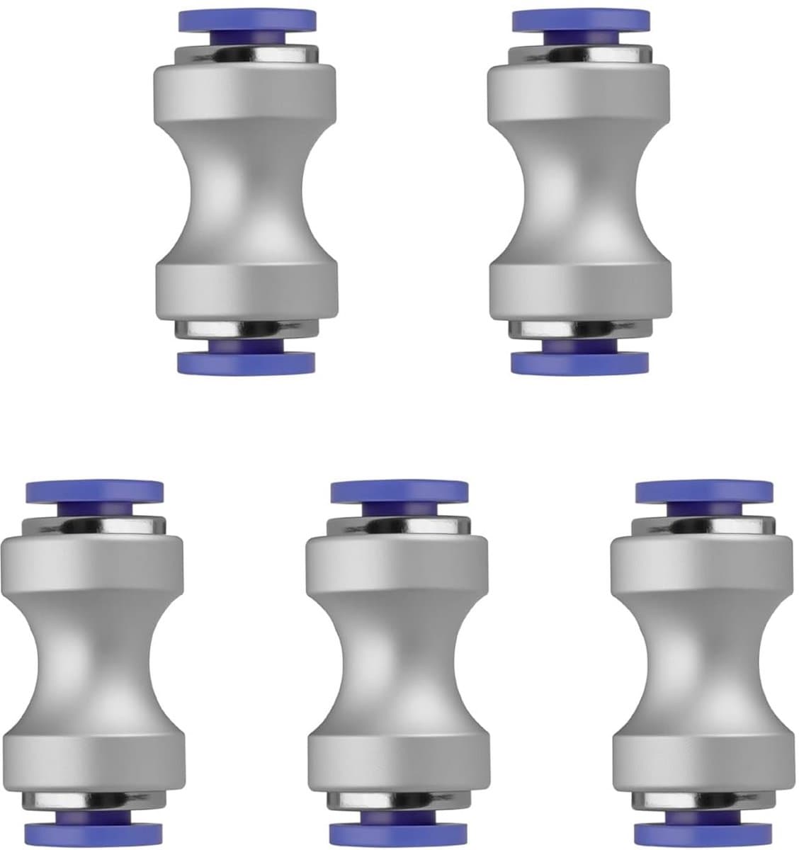 5-Pack PTFE Toevoerbuis Connectoren voor 3D Printer Hotend en AMS - Hittebestendig