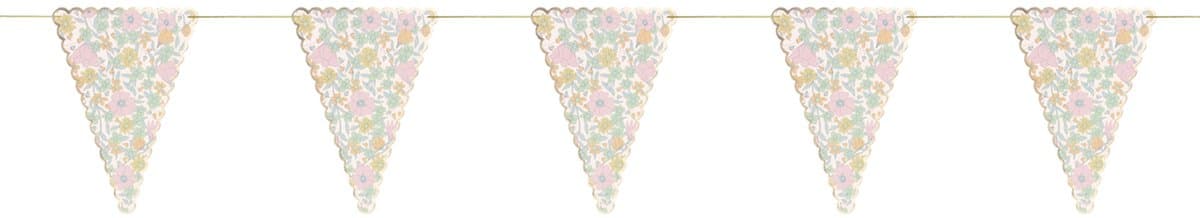 PARTYPRO - Shabby Chic Vlaggenlijn 3 m met Liberty bloemen