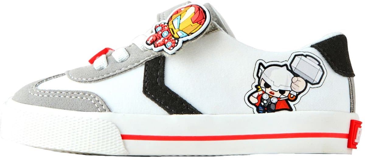 Next Marvelsneakers met elastische veters en klittenbandsluiting, brede pasvorm (G)