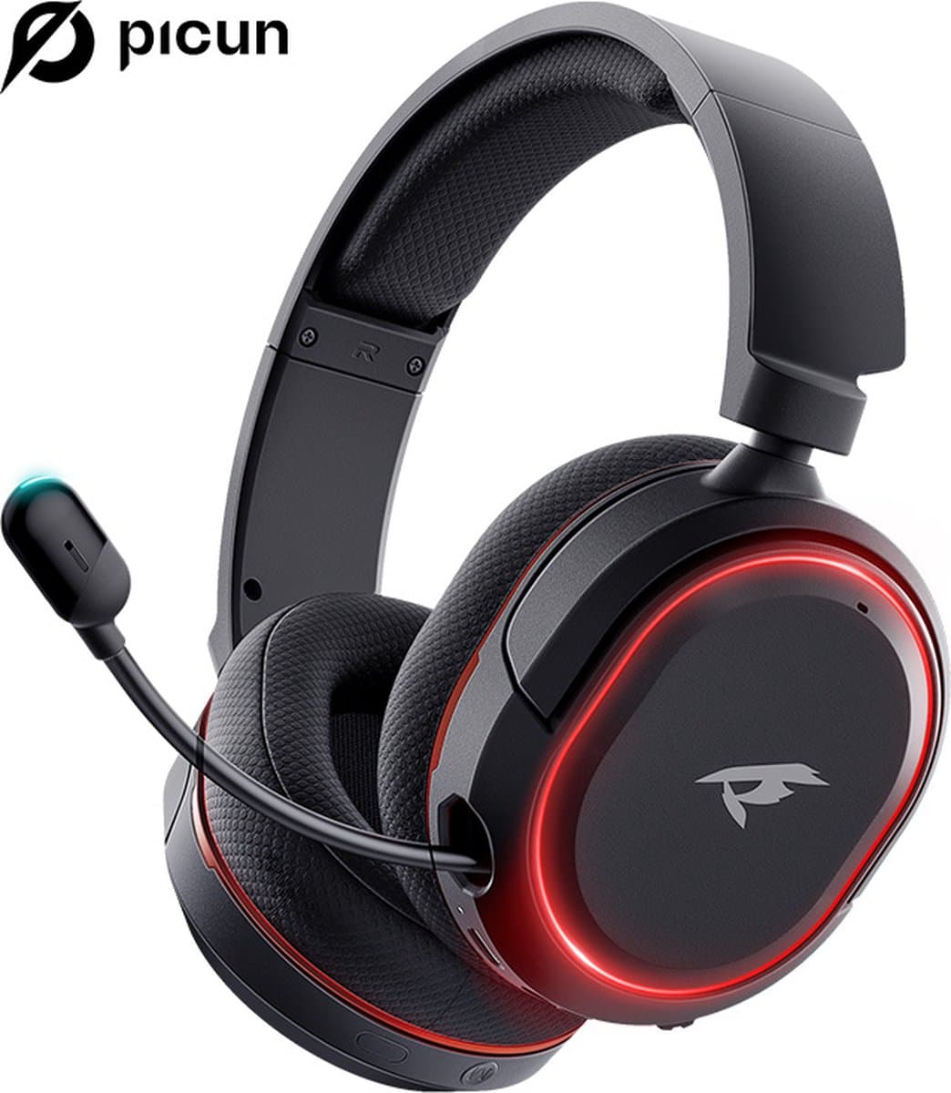 Kofire UG-08S draadloze Gaming headset – Hooftelefoon/Koptelefoon – met Microfoon – Geschikt voor PS4,PS5,PC en Nintendo Switch – zwart