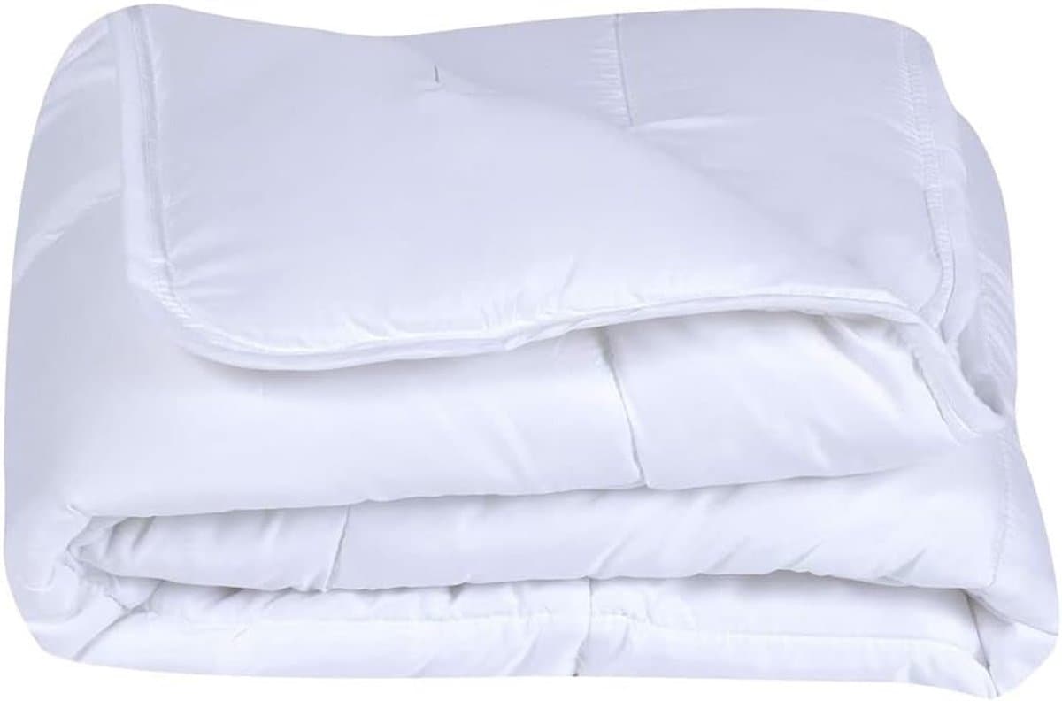 Babydekbed 70 x 140 cm, warm microvezel dekbedje voor kinderen, TOG 3.7, wit