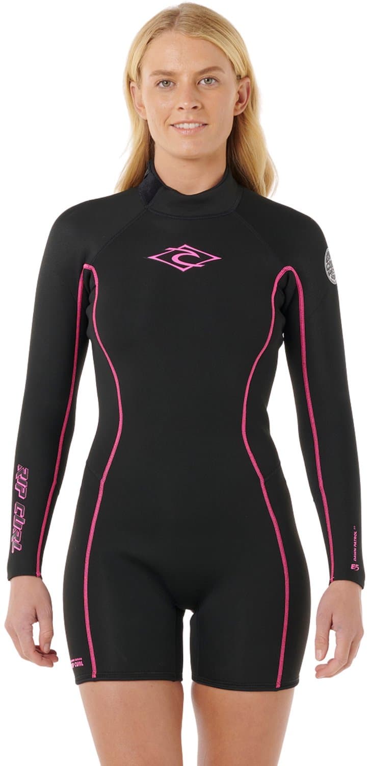 2026 Rip Curl Dames Steph Gilmore Dawn Patrol 2mm Rug Ritssluiting Lan