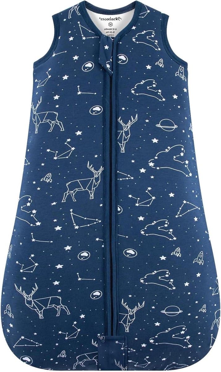 Baby Slaapzak Winter 2.5 TOG - 100% Katoen & Ademend voor 0-6 Maanden