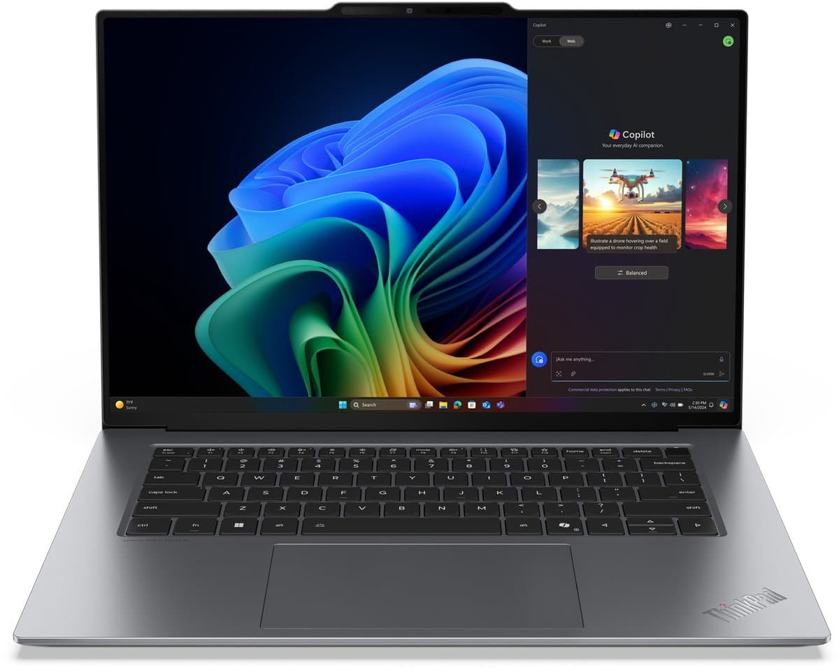 "Lenovo ThinkPad X9-15 Gen 1 Aura Edition Copilot+ PC Intel Core Ultra 7 258V Laptop 38,9 cm (15.3"") Touchscreen 2.8K 32 GB LPDDR5x-SDRAM 1 TB SSD Wi-Fi 7 (802.11be) Windows 11 Pro Zwitsers Grijs"