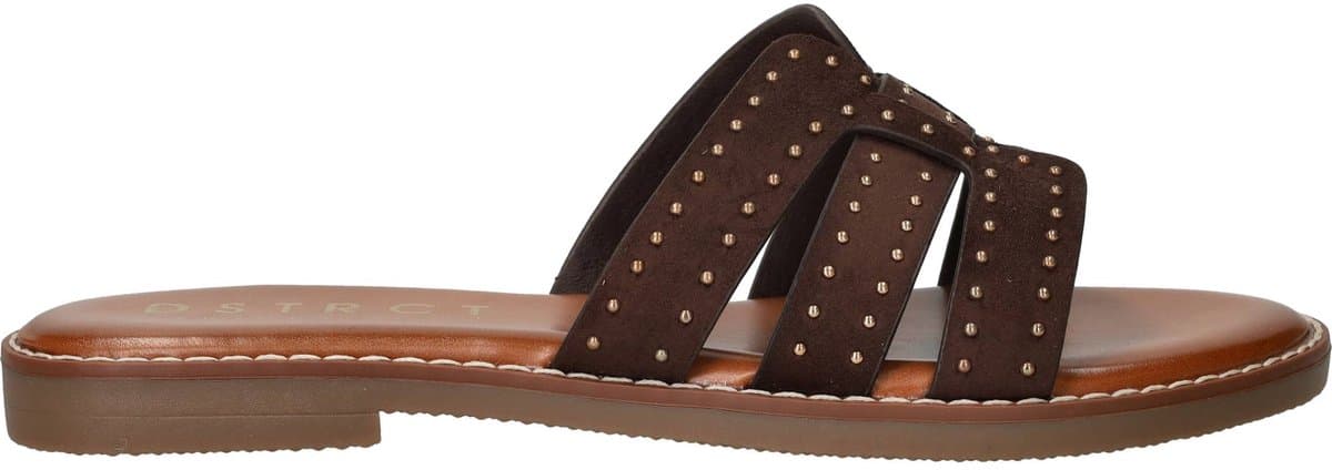 DSTRCT Slippers - Dames - Bruin - Maat:41