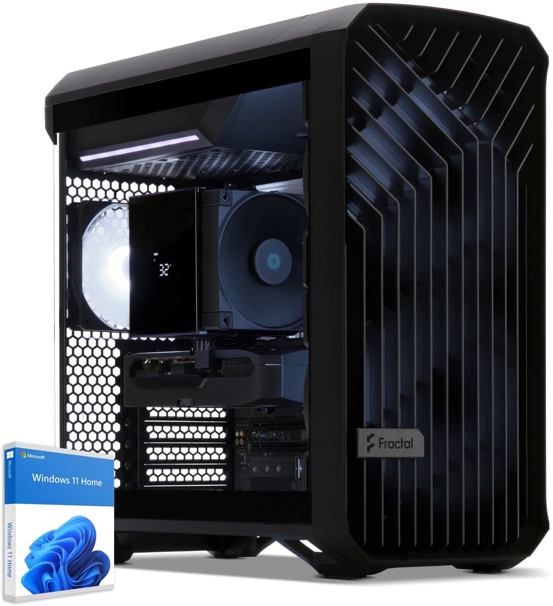 Sedatech Pro Gaming PC Compact ATX • AMD Ryzen 5 7600X3D 6x 4.1GHz • Geforce RTX5070Ti • 32Gb DDR5 • 2Tb SSD M.2 • WiFi • Bluetooth, USB C 4.0 • Windows 11 • Desktop computer