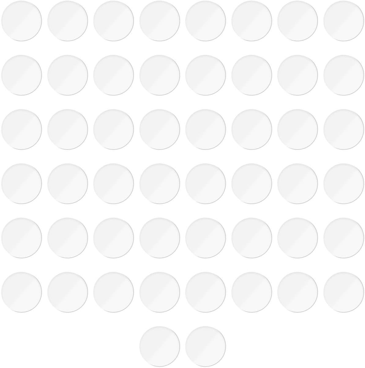 MTTProducts - Glass Tabletop Anti Slip Pads - Transparante rubberen voetjes - 50 stuks - Ideaal voor meubels - Voor meerdere oppervlakken - Onder glas