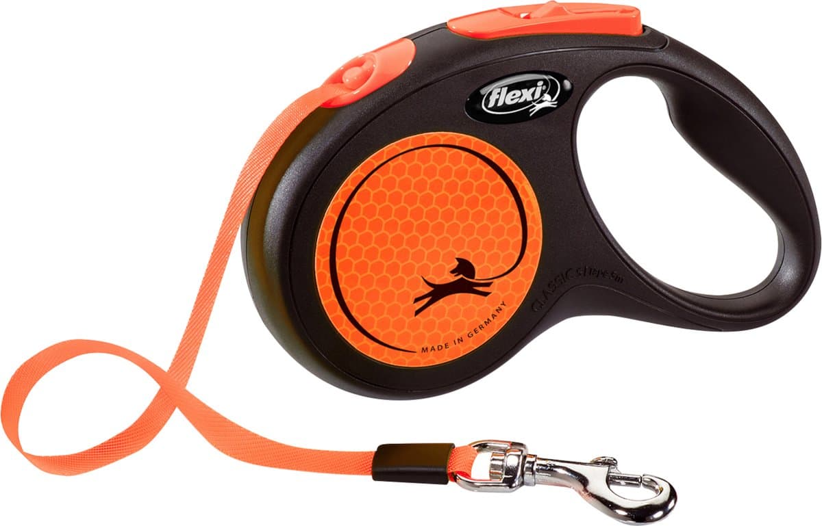 FLEXI NIEUWE NEON TAPE ZW/GEEL S 5M