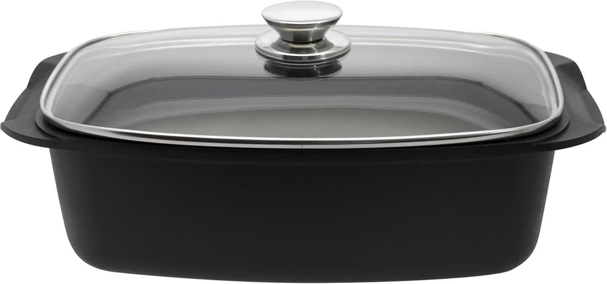 ELO Quatrorondo Casserole with ELODUR® Edition, Cast Aluminium, High-Quality Non-Stick Coating, Scratch-Resistant, Oven Safe, Suitable for All Heat Sources