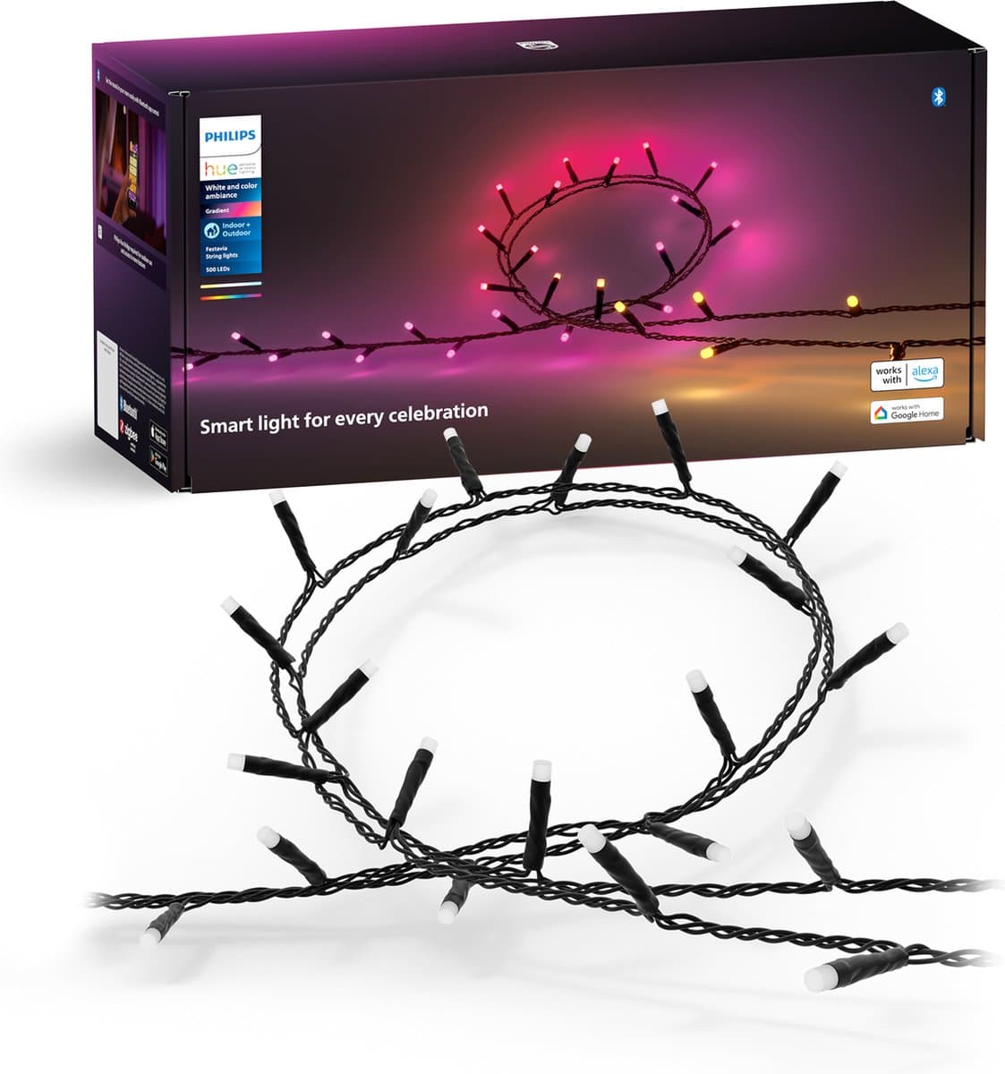 Philips Hue Festavia lichtsnoer - 40 meter - 500 LEDs