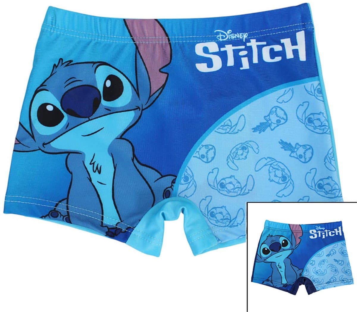 Disney Stitch - Zwembroek - Lichtblauw - Maat 110/116 - 5/6A