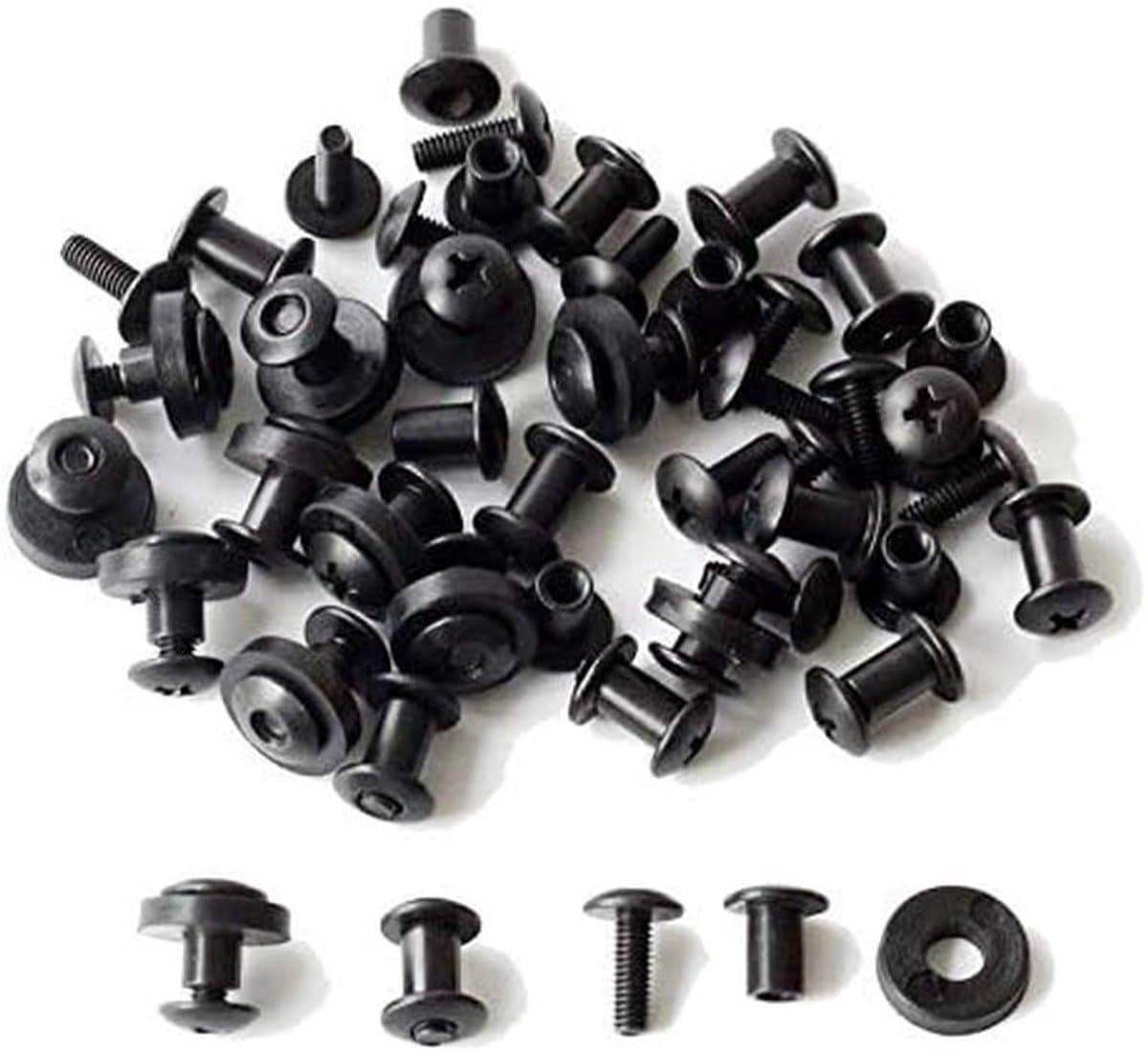 Schroef Set - Bevestigingsmateriaal - Kydex Schede - Met Ring - 5cm