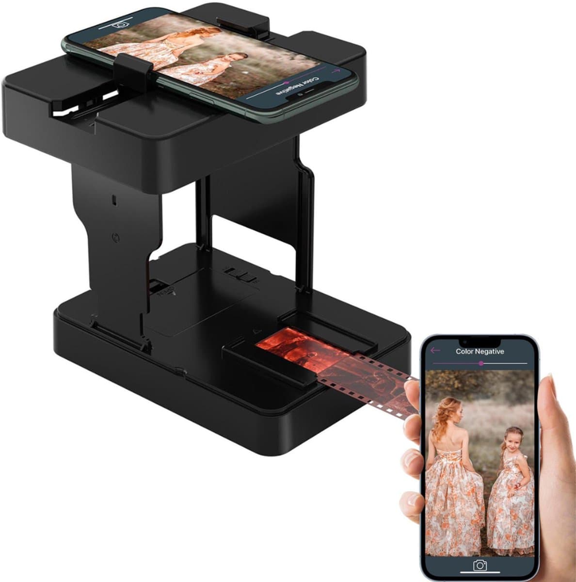 NBAP® Negatiefscanner - Diascanner Kopen - Digitaal Maken Oude Foto's - Zwart