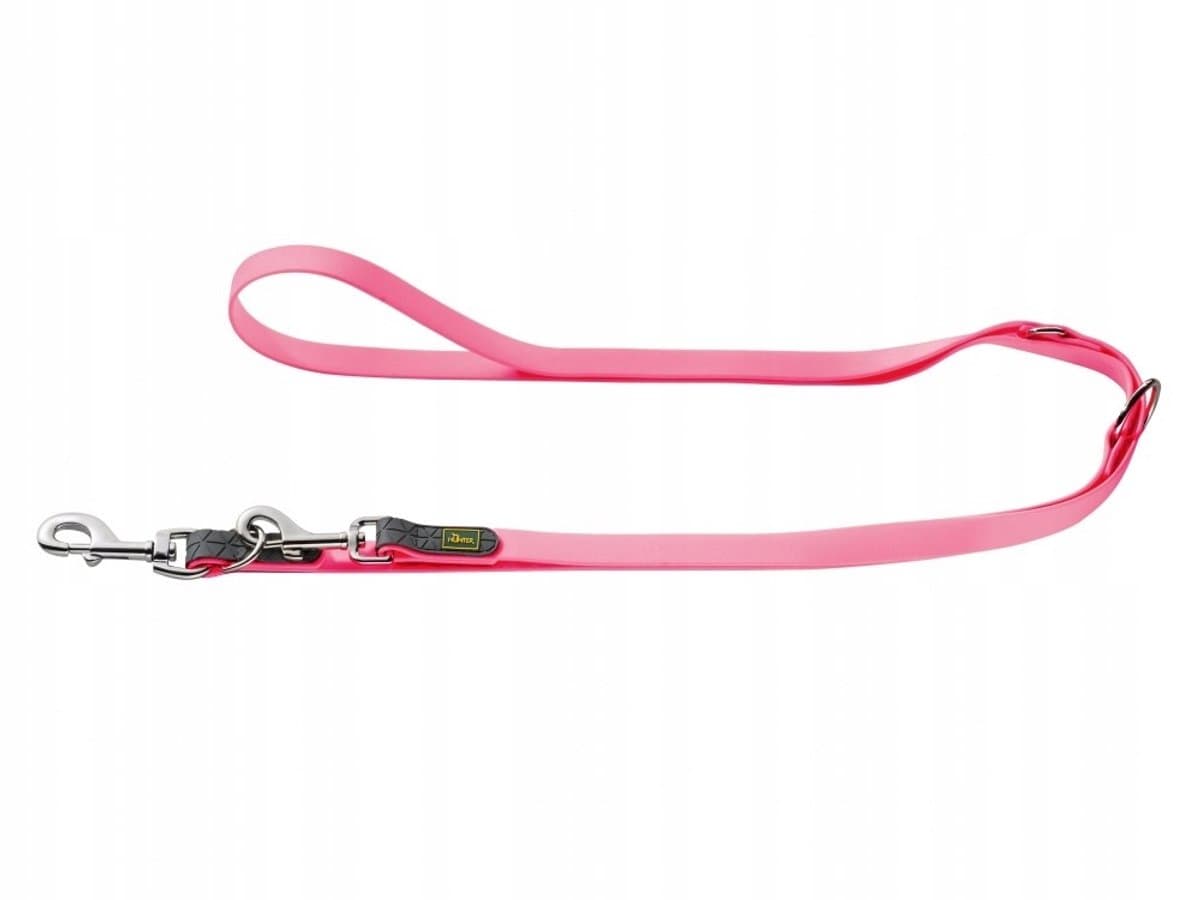 Hunter Convenience neon roze verstelbare hondensnoer