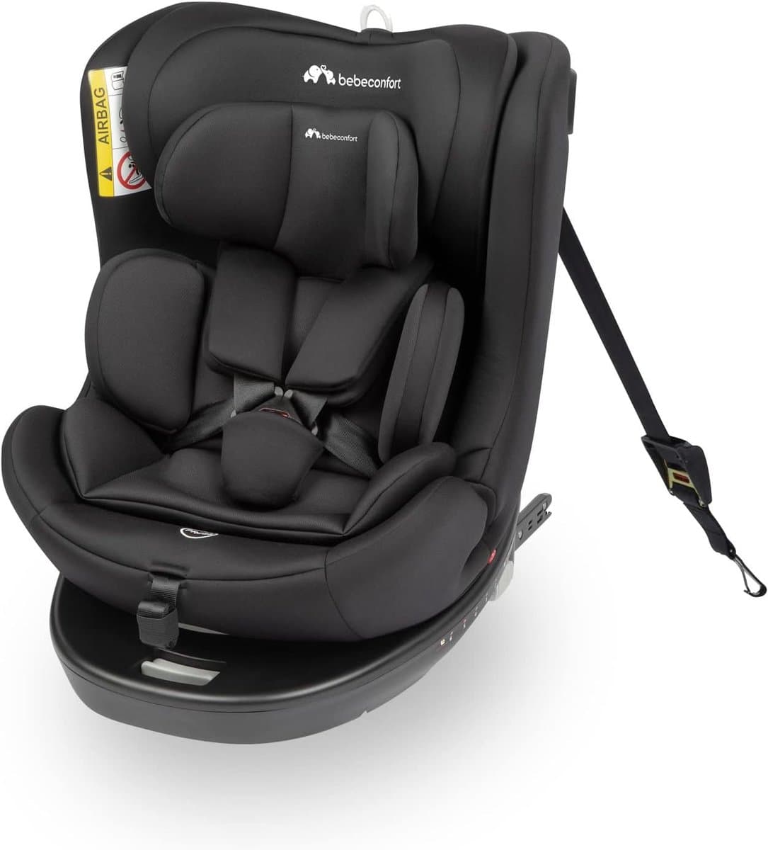 360 Draaibare Autostoel voor Kinderen van 0 tot 12 Jaar - ISOFIX Veiligheid, Comfortabele Ligposities, Dubbele Bescherming