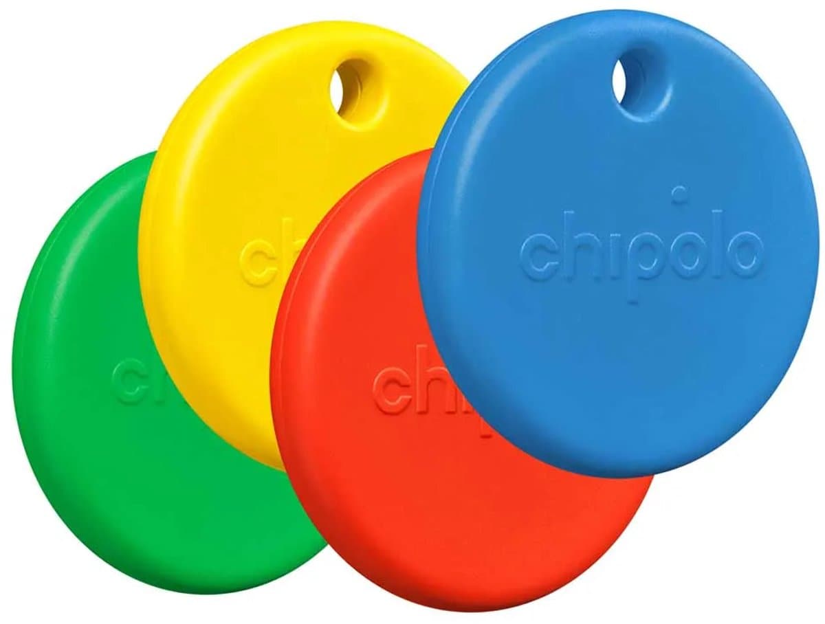 Chipolo POP 4-Pack Rood, Blauw, Geel, Groen