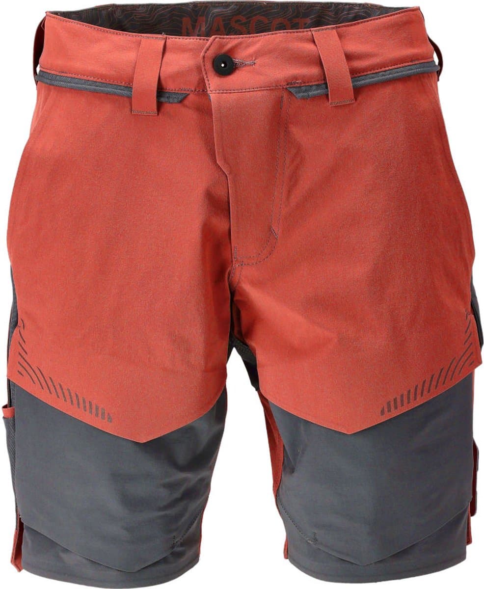 Mascot Customized Shorts 22149-605 - herfstrood/steengrijs - C44 - 24