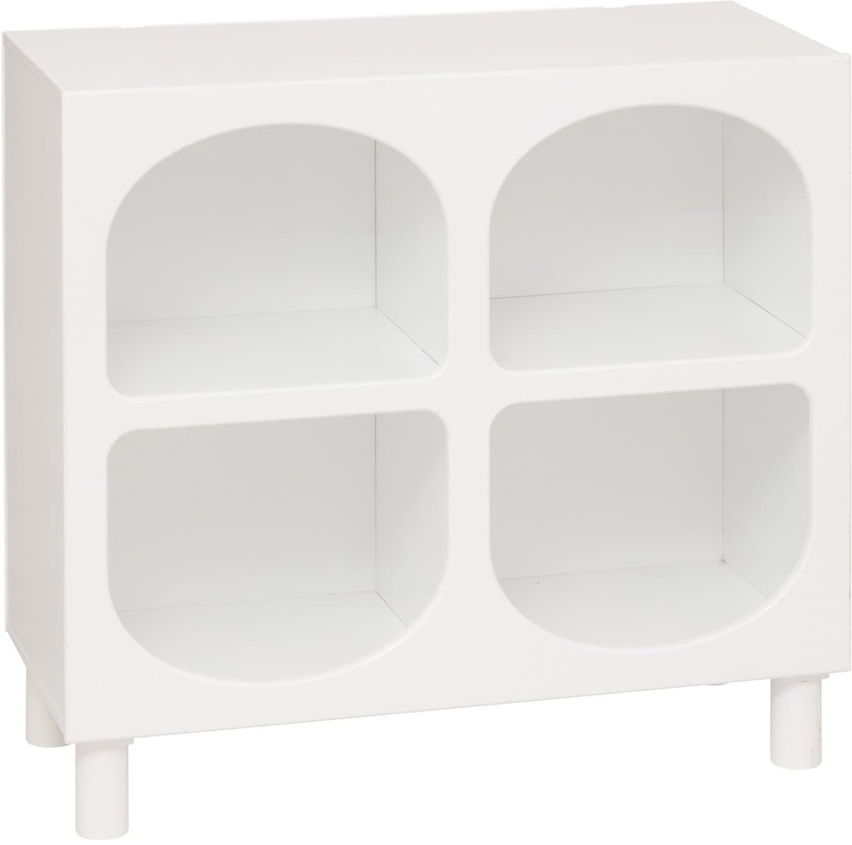 Atmosphera Tara Ladeblok - Wit, 70 x 32 x 76 cm