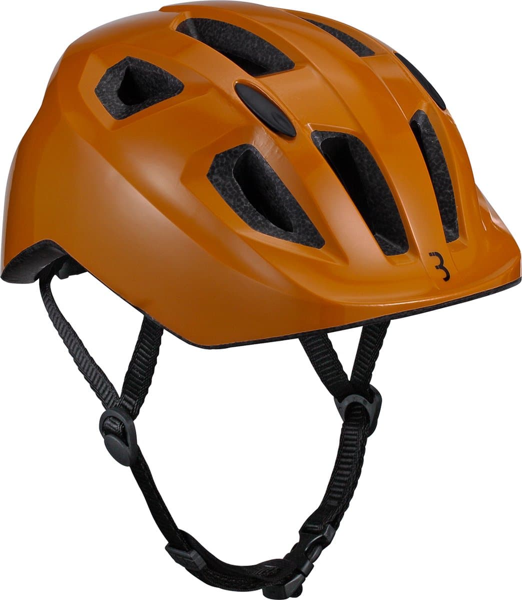 BBB Cycling Hero Kinderhelm Fiets Oranje - Verstelbaar - Wasbare Padding - Medium: 4 - 6 Jaar - Fietshelm Meisjes en Jongens - Fietshelm Kinderen - Dark Orange Tiger - BHE-172