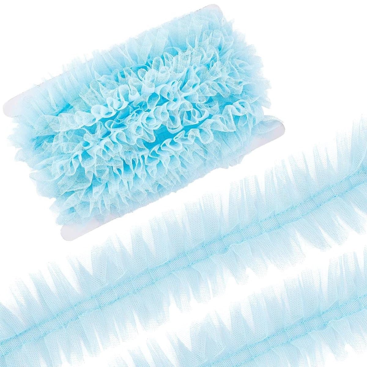 Cosensi - Geplooide Mesh Kant Trim voor Naaien en Decoratie