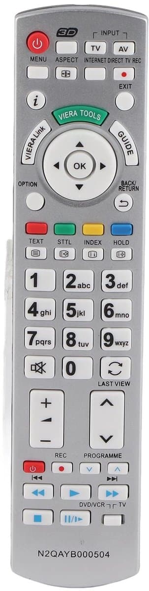 Store_7 - Afstandsbediening - TV Afstandsbediening - Eenvoudig in gebruik - Zwart - Digitale Televisie - Directe toegang tot kanalen - Geschikt voo...