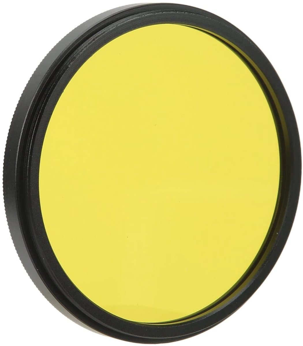 Dailygoody - 55 MM Full Color Lens Filter - Digitale Camera Filter - Hoogwaardige kwaliteit - Geel - Optisch glas filter - Geschikt voor Nikon en Sony..