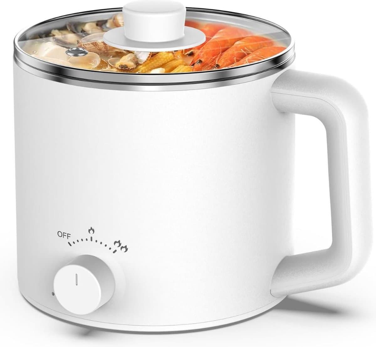 White-label® Soepmaker - Blender - 2 in 1 - Wit