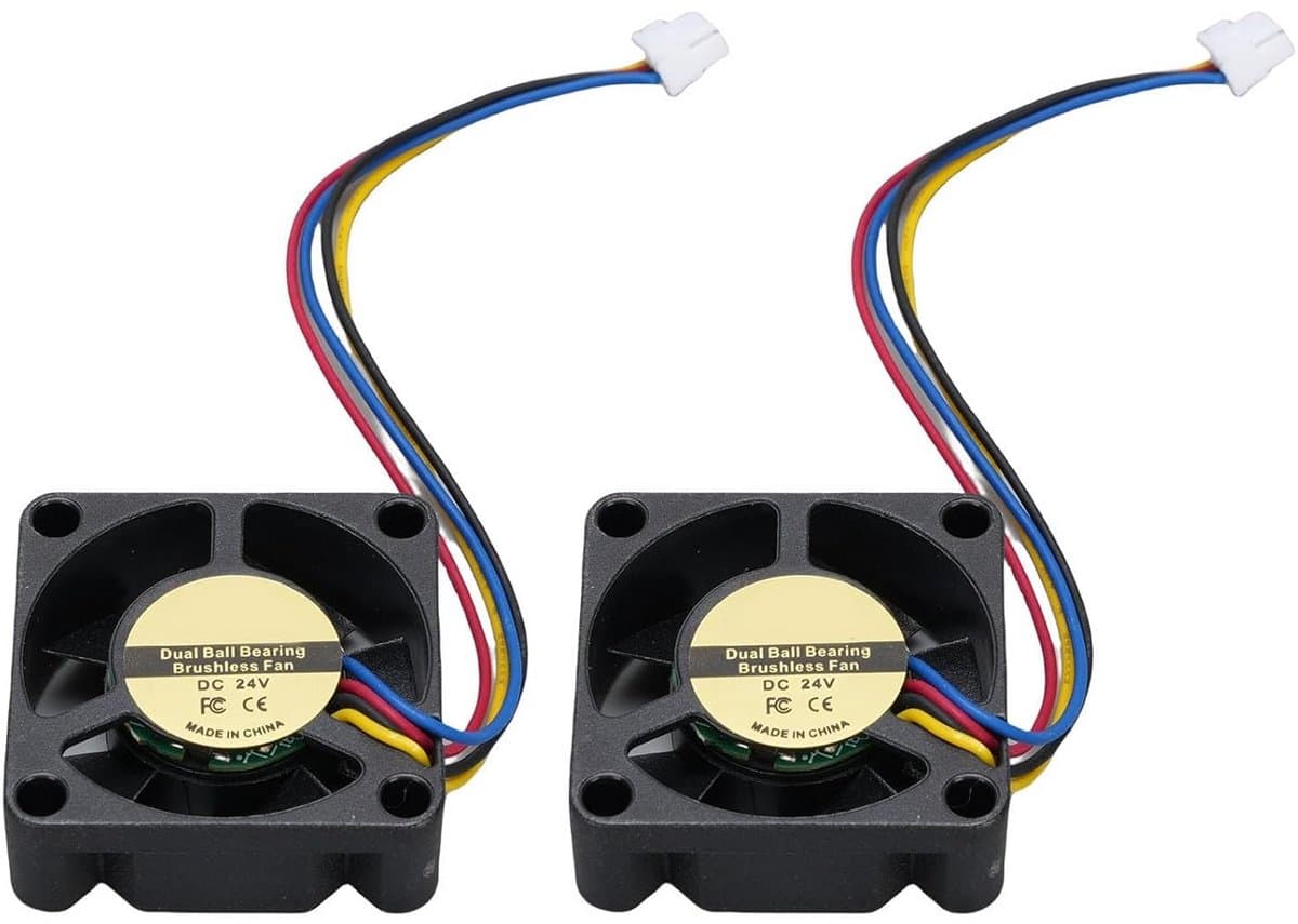 2 Stuks 3D Printer Koelventilator 30x30x10mm - Hoge Snelheid Geruisarme Ventilator met Dubbele Kogellagers