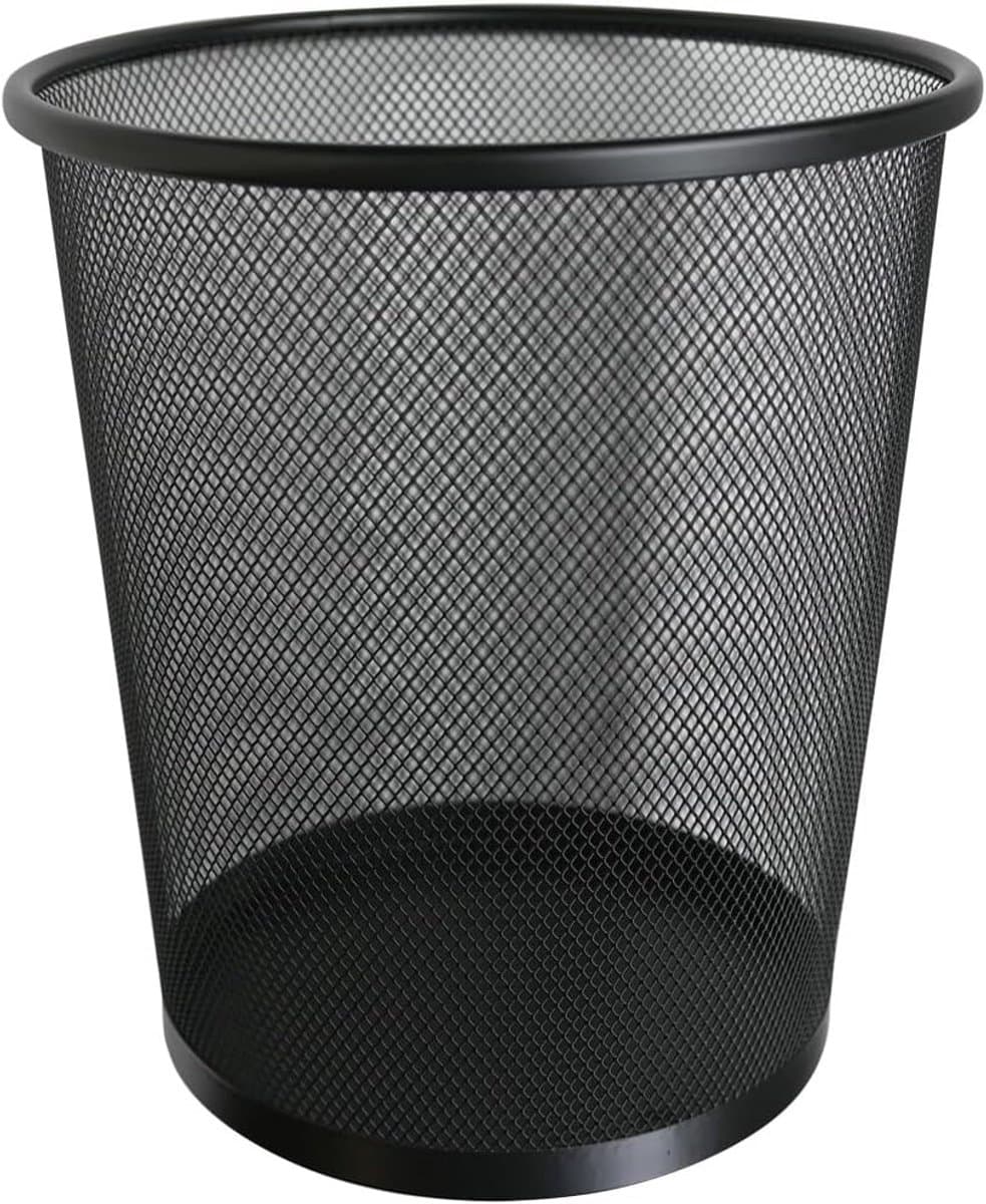 Ronde afvalemmer van mesh voor badkamer, keuken, kantoor en slaapkamer - 20 liter