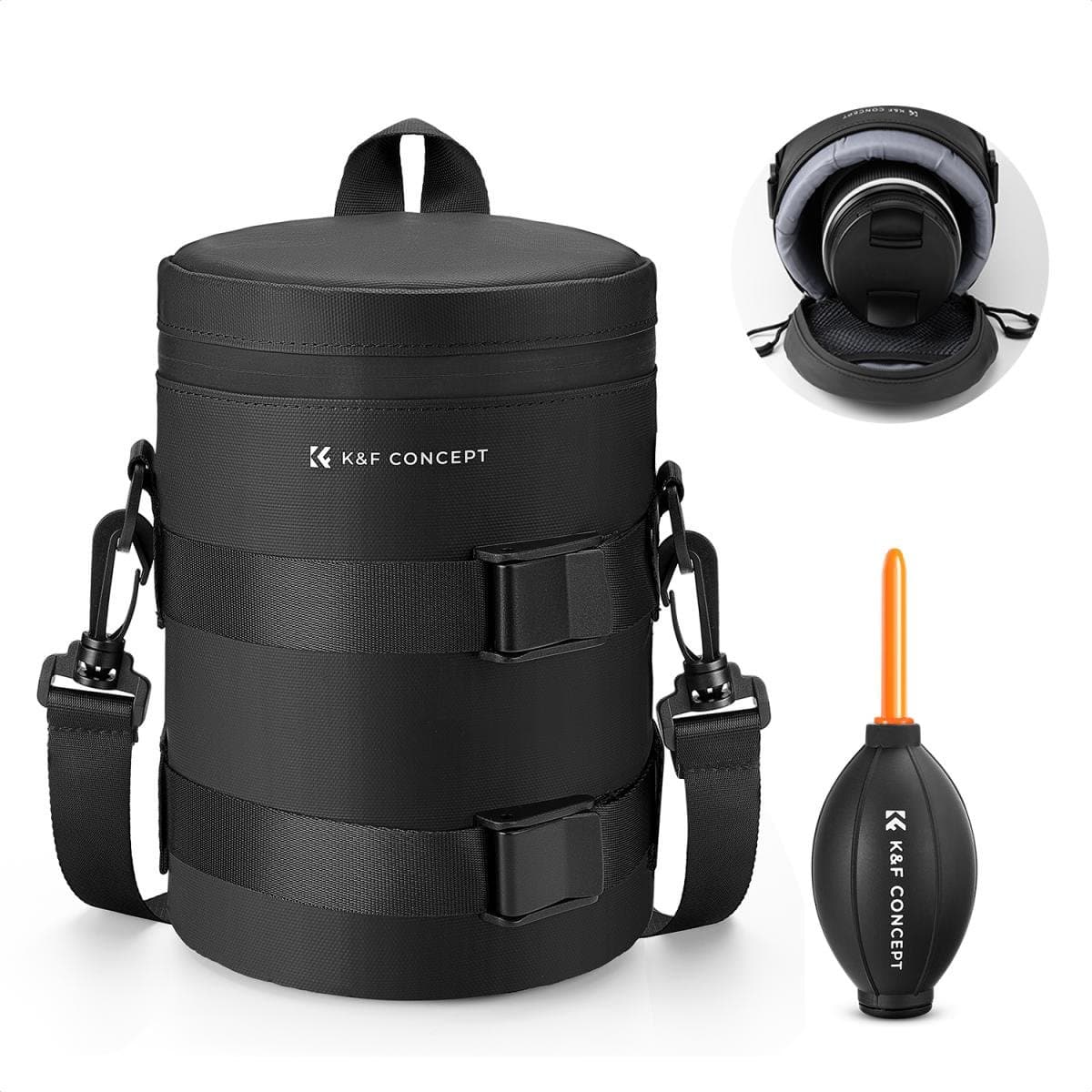 K&F Concept camera lens pouch case waterdichte beschermtas maat S