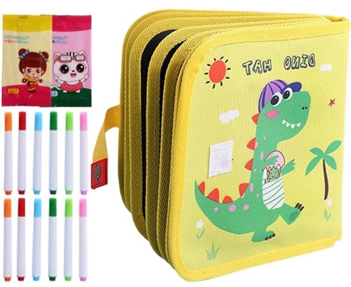 Herbruikbaar krabbelboek - Draagbaar tekentablet - Creatief leren - Stevig pvc-ontwerp - 14 pagina's - Niet gespecificeerd