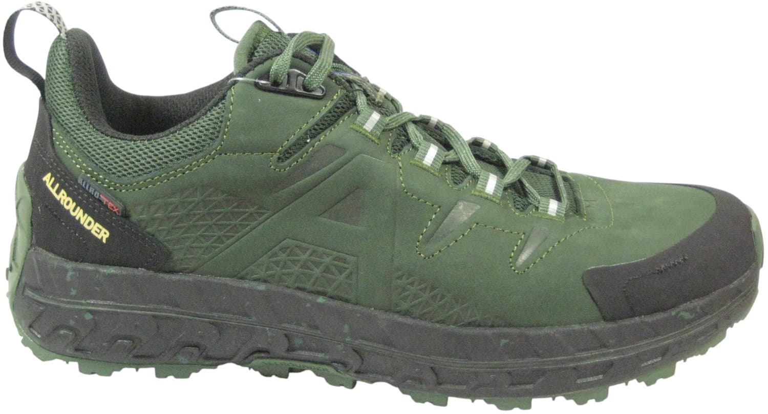 Allrounder by Mephisto - Heren wandelschoen - Veel demping - Groen - Maat 44.5
