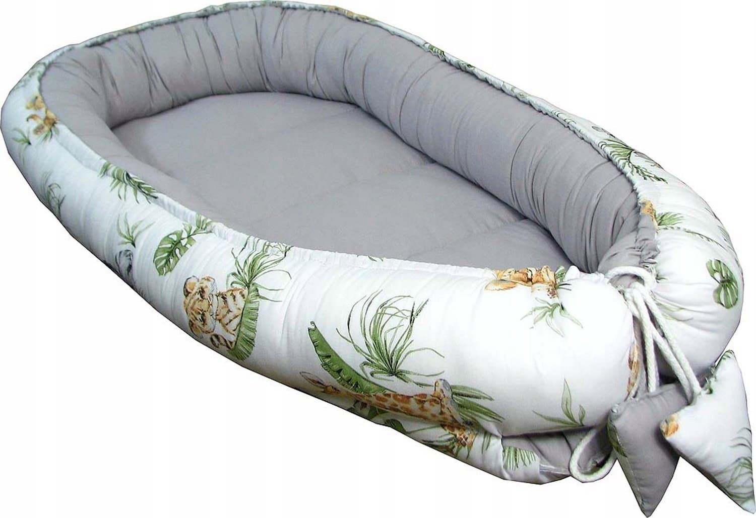 Babynestje 2-in-1: Dubbelzijdig Baby Cocoon & Speelmat