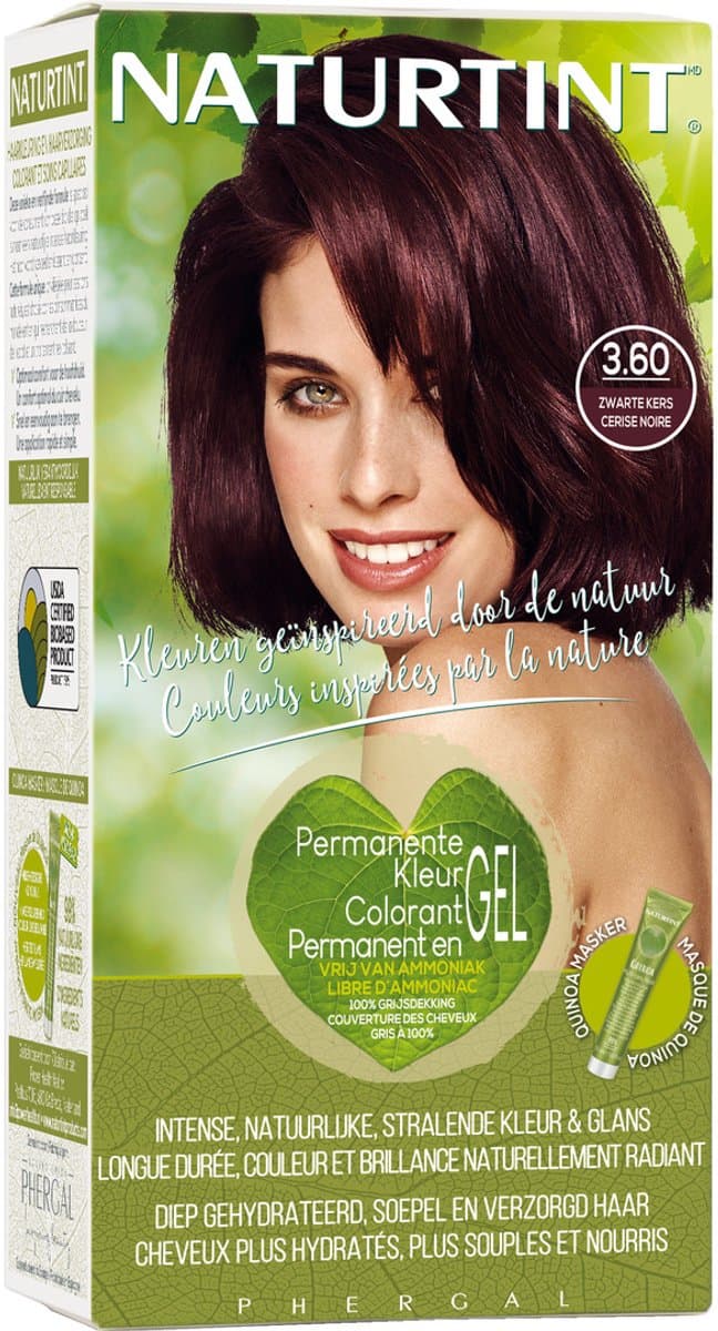 3.60 Zwarte Kers - NATURTINT - 170ml - Vegan - Ammoniakvrij - BioBased Certified - Microplastic FREE