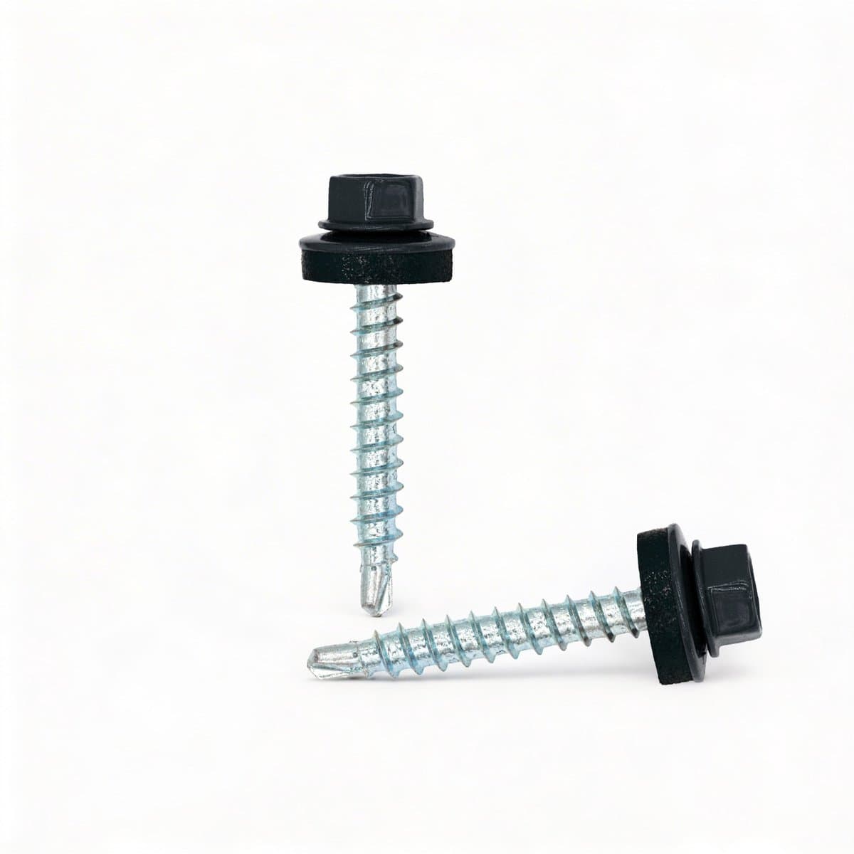 TWISTEC Zelfborende Dakschroeven 4,8 x 35 mm – Voor Houten Onderconstructies – RAL 7024 Grafietgrijs – 100 stuks