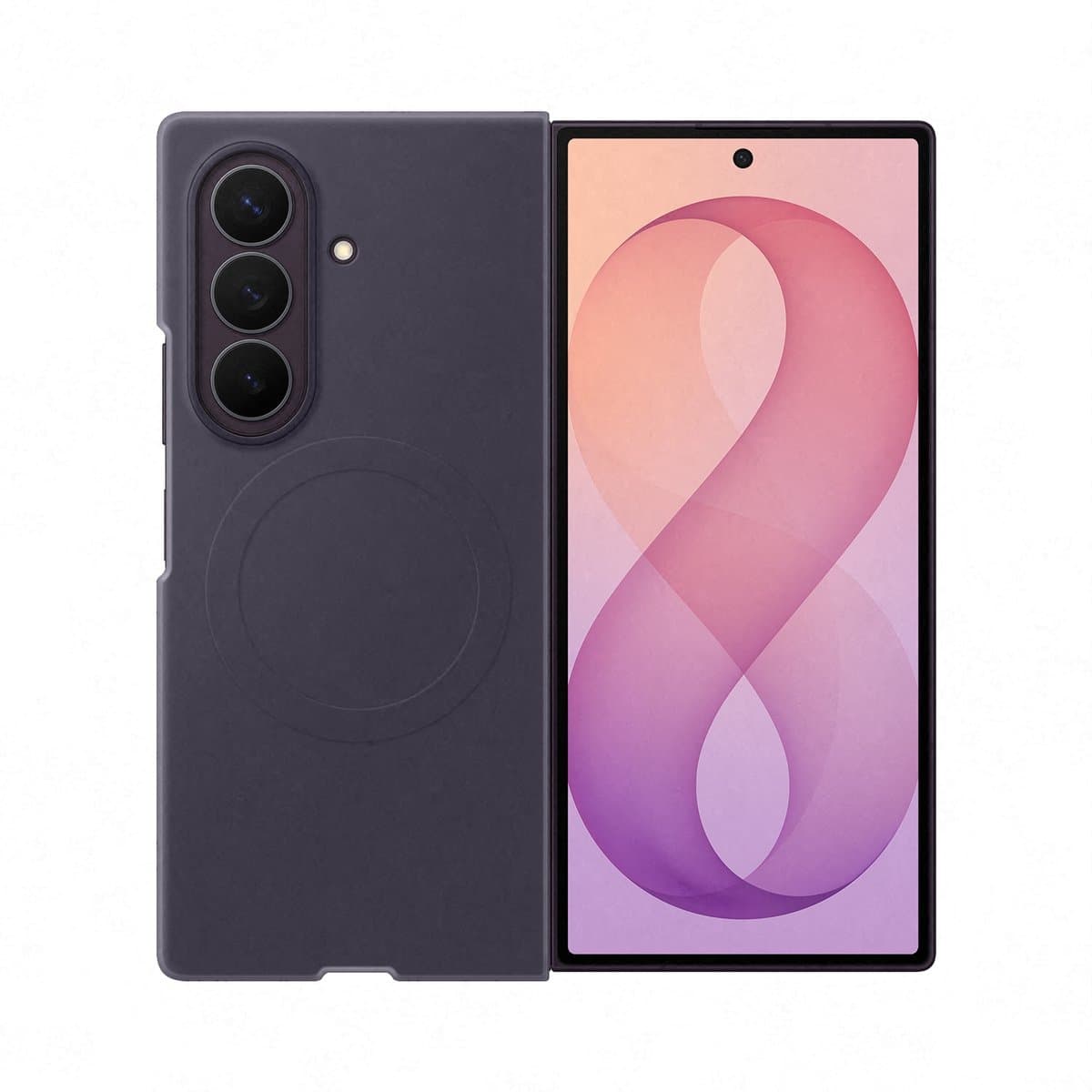 Samsung Galaxy Z Fold8 Ultra Hoesje - Silicone Magnet - Paars