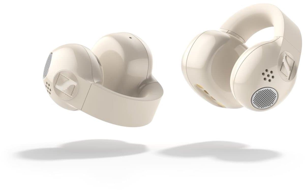 Sennheiser ACCENTUM Clip True Wireless Open Earbuds - Cream