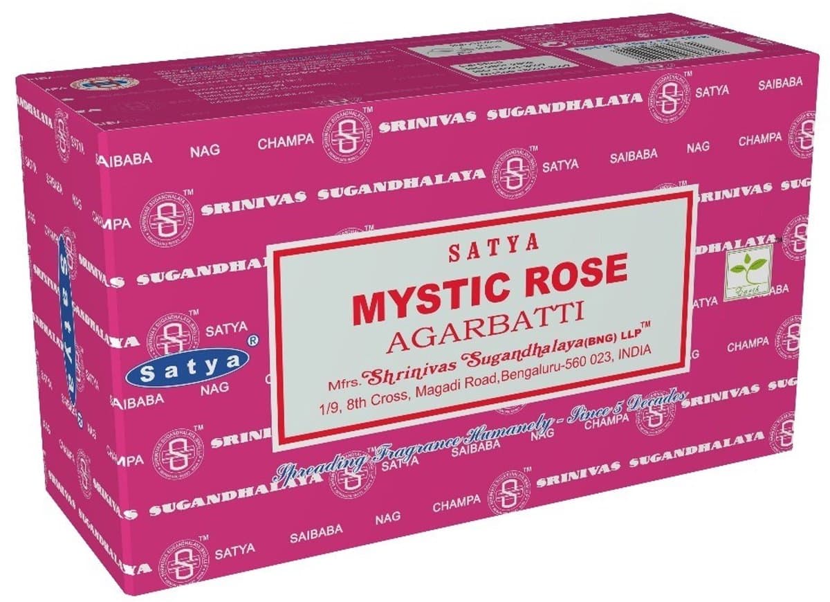 Satya wierook - Mystic rose - 12 x 15 stokjes