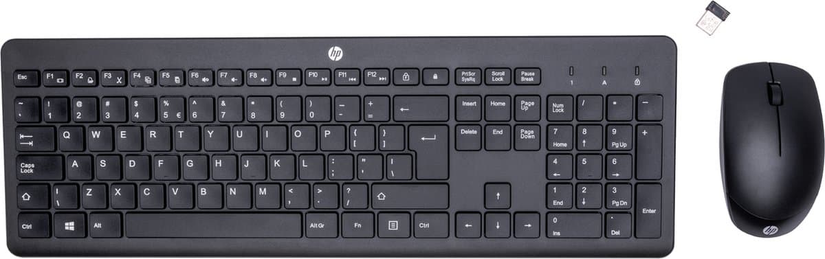 HP 230 Draadloze Toetsenbord en Muis QWERTY
