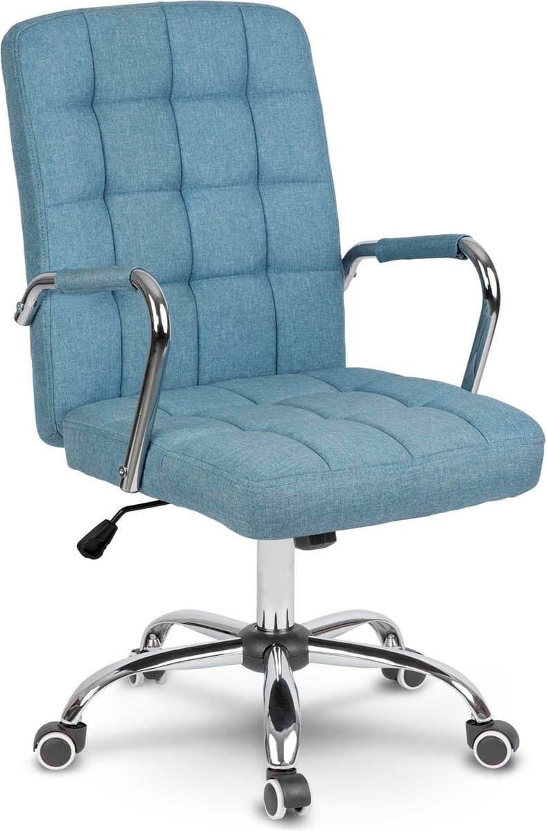 Sofotel Benton+ – Luxe Bureaustoel – Blauw Textiel (Woven)