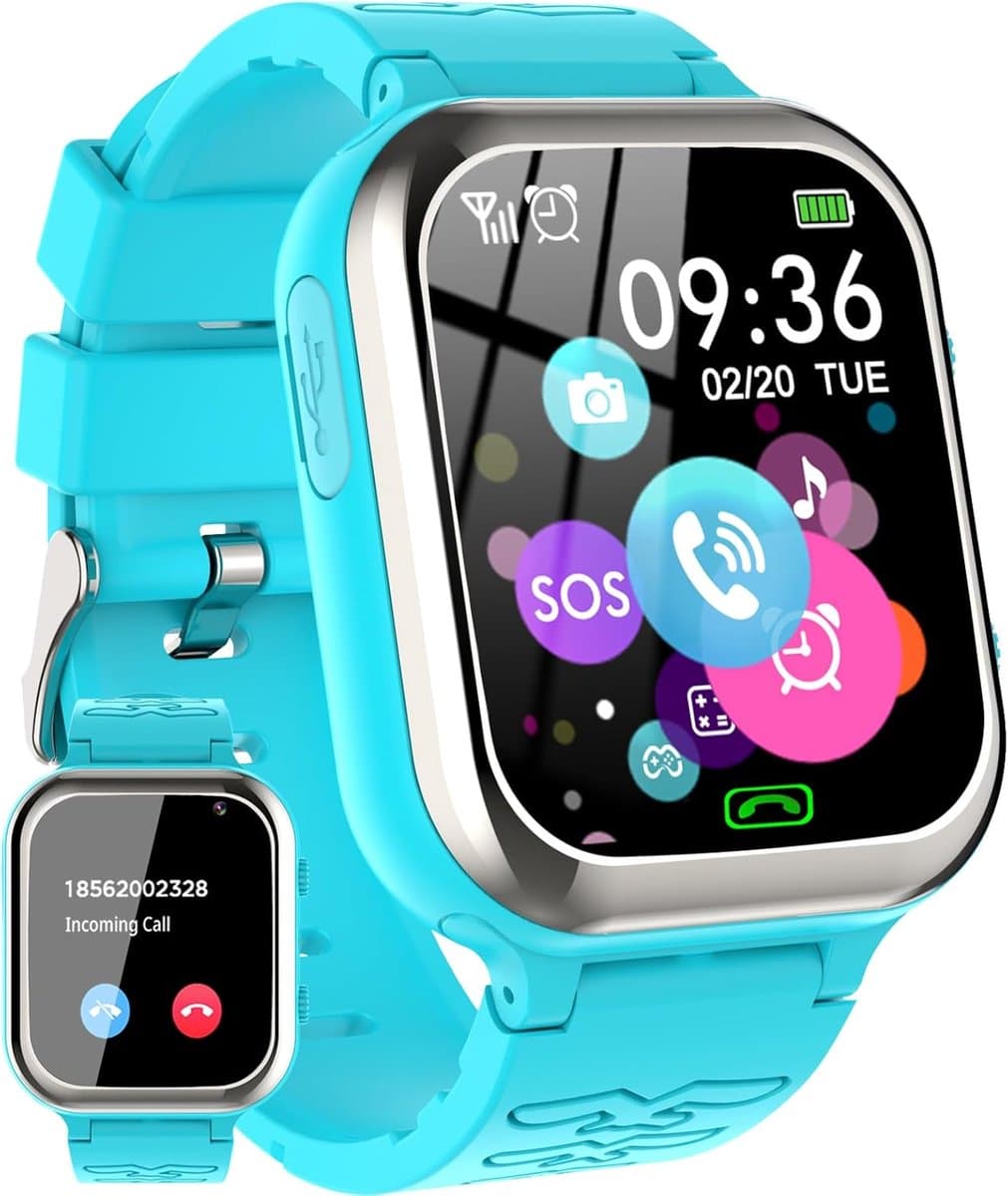 Lexium GPS Horloge Kind - Smartwatch Kinderen - GPS Tracker Kind - GPS Kind - GPS Kinder Horloge