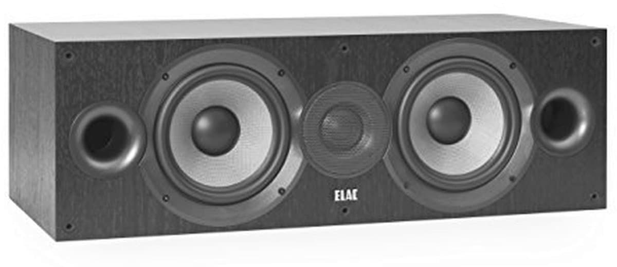 Center-luidspreker - 2-weg luidspreker voor muziek en film, uitstekende geluidsweergave, zwart