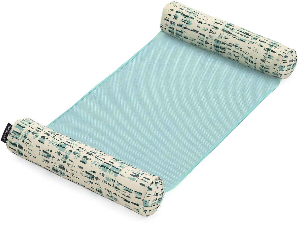 EVERLUXE™ Luxueuze Stoffen Hangmat Zwembad Lounger met Draaggreep