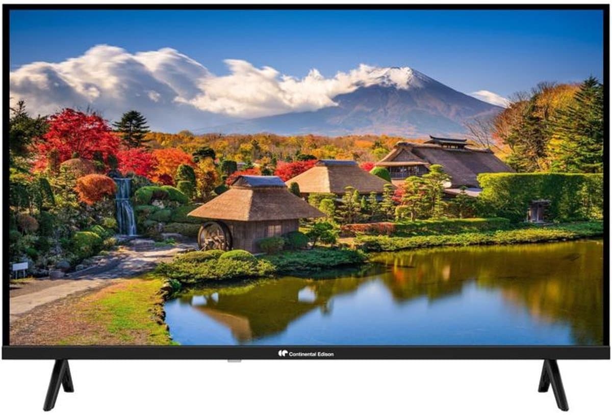 HD LED TV - CONTINENTAL EDISON - 32" (81 cm) - 2xHDMI - 2xUSB - Zwart - CELED32HD25B6