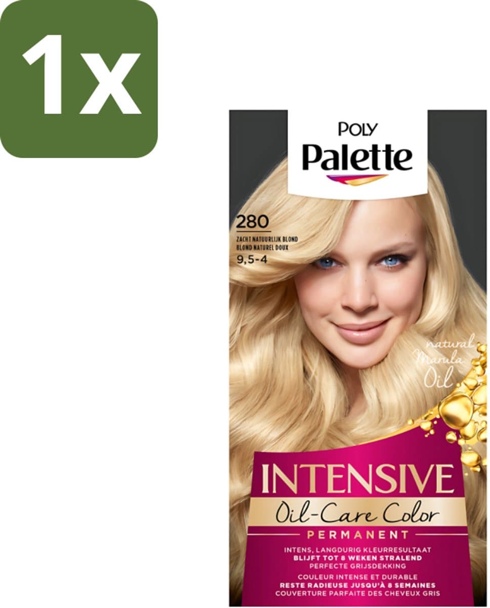 Poly Palette - Haarverf - Zacht Natuurlijk Blond 280 - 115ml - 1 stuk