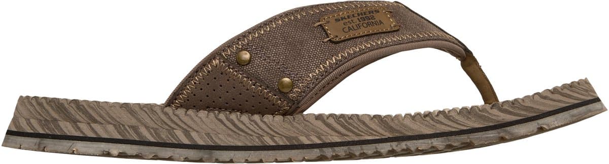 Skechers QUILL-SEA SIDE Heren Slippers - Bruin