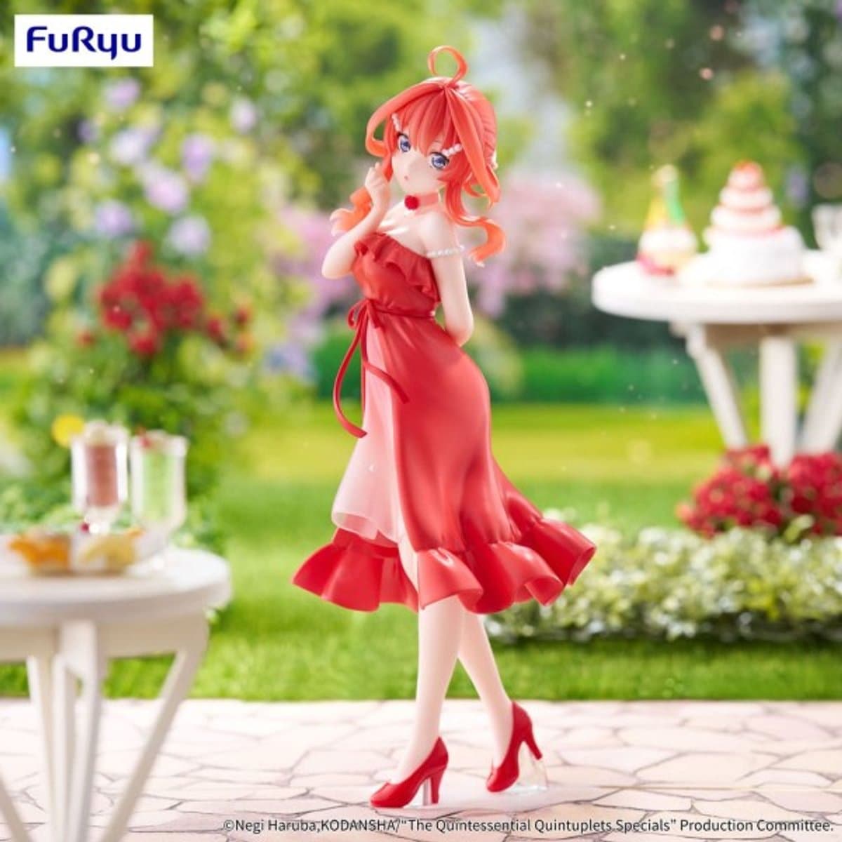 Japanse Anime Figuur - The Quintessential Quintuplets Specials Trio-Try-iT PVC Statue Itsuki Nakano Pastel Dress Ver. 22 cm
