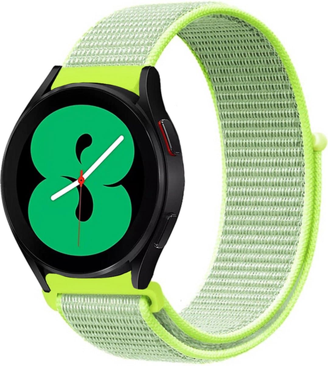 By Qubix - 22mm - Sport Loop nylon bandje - Geel - geschikt voor Huawei Watch 3 / 4 / 5 (pro) - 46mm & geschikt voor Huawei Watch GT / GT 2 / GT 3 (pro) / GT 4 (pro) / GT 5 (pro) / GT 6 (pro) 46mm / Ultimate