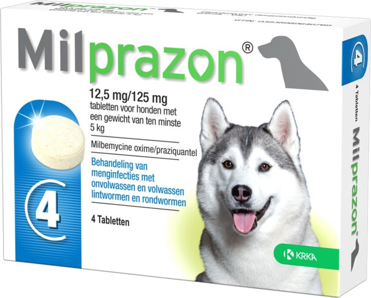 Krka Milprazon Ontwormingstabletten Hond